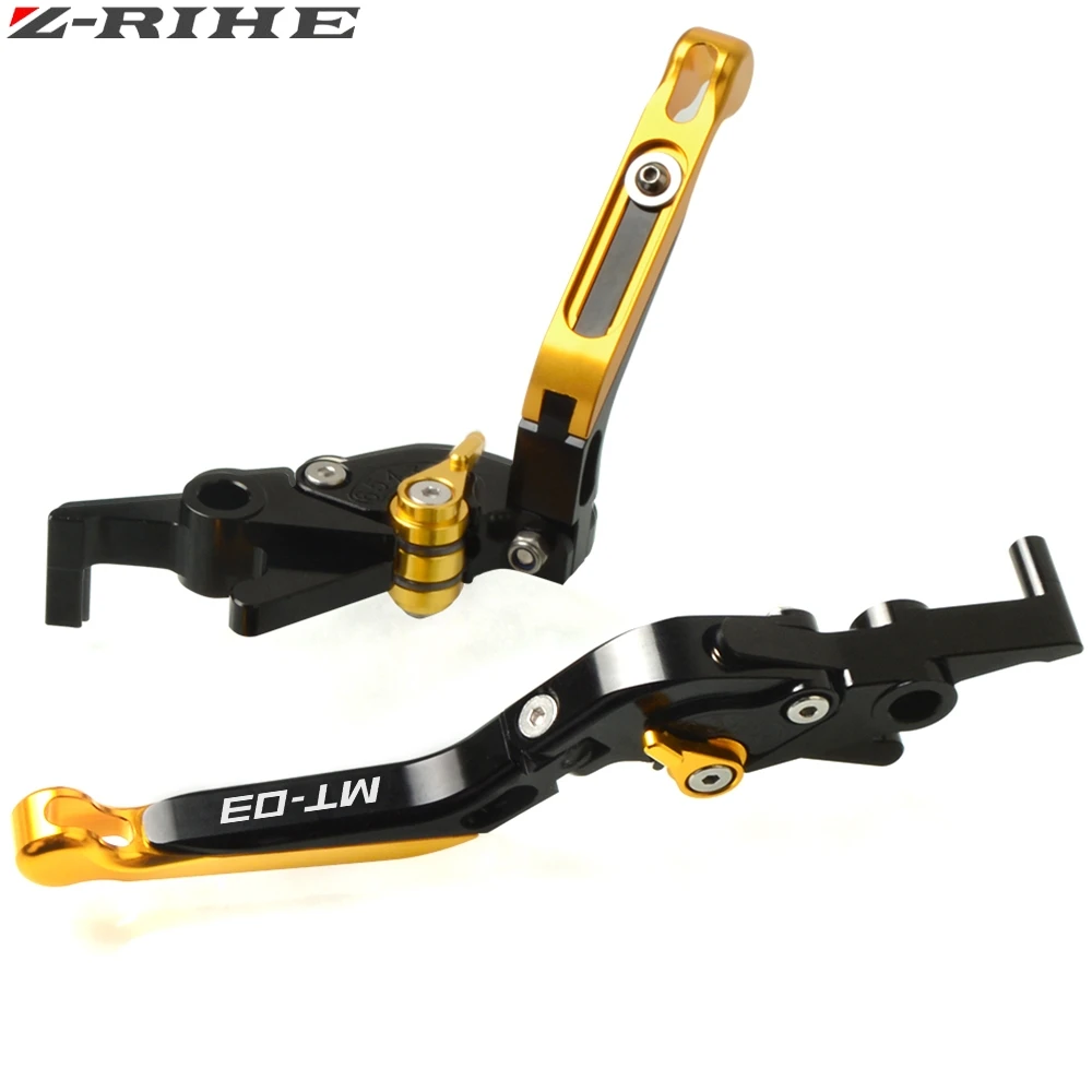 Для YAMAHA MT 03 MT03 2015 2016 2017 2018 аксессуары для мотоциклов CNC Складные Выдвижные