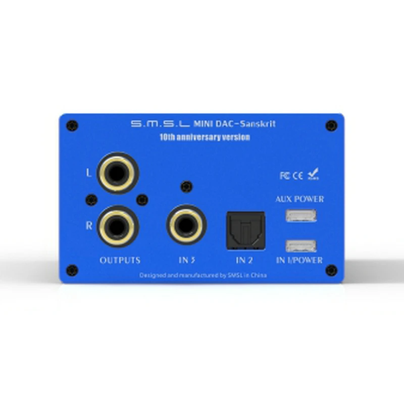 DAC SMSL SK10 санскрит 10th USB/волокно/коаксиальный/OTG Hifi цифровой декодер AK4490 PCM384 DSD256