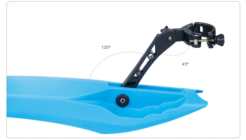 Deemount велосипед крыло для защиты от грязи 24-27,5 дюймов Велосипедное защитное крыло с светодиодный задний фонарь грязевые крылья