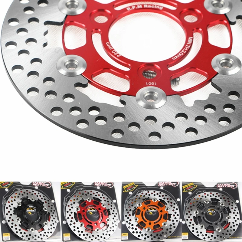 Universal 200mm 220mm 260mm Motorcycle Floating Brake Disc Hole Shape