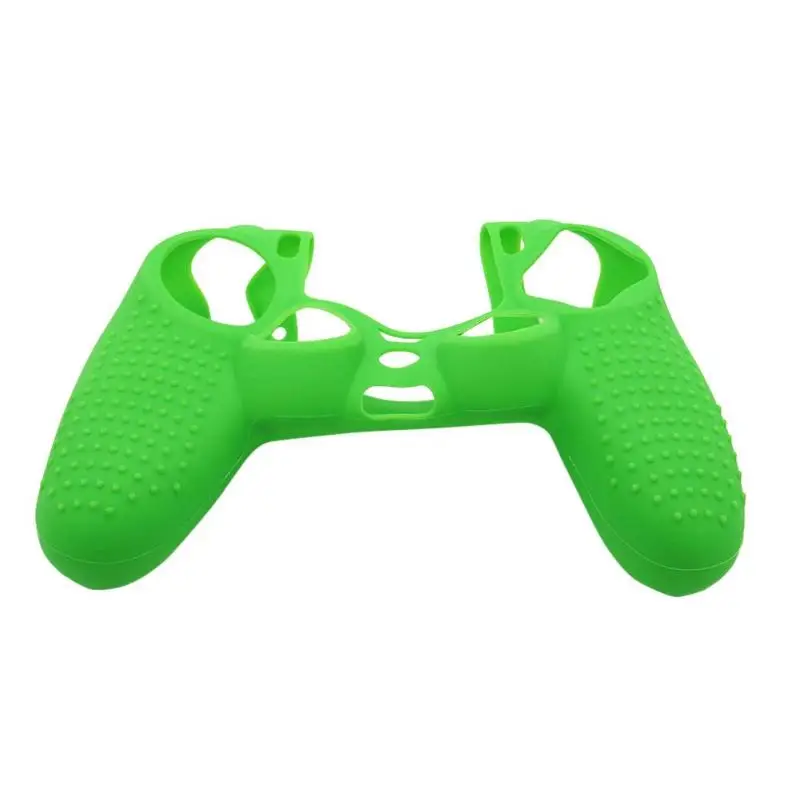 Нескользящий мягкий силиконовый защитный джойстик Джойстик колпачки защитный чехол для PS4 PS4 PRO игровой контроллер горячая распродажа - Цвет: Зеленый