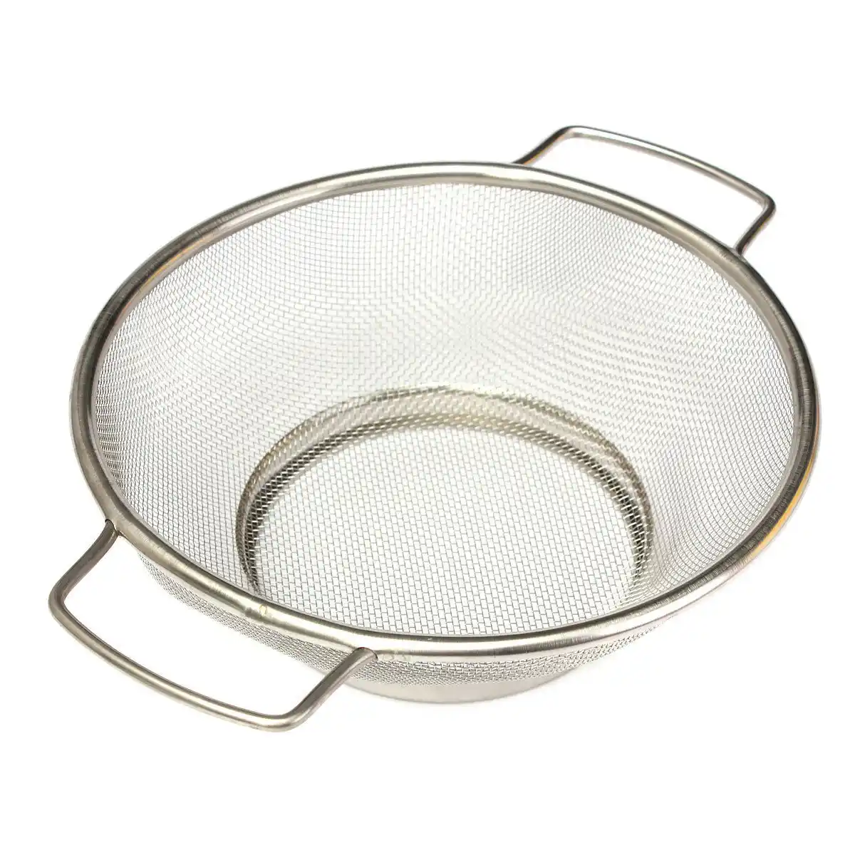 Kitchen Fine Mesh Flour Sifter Professional Round Stainless Steel Flour