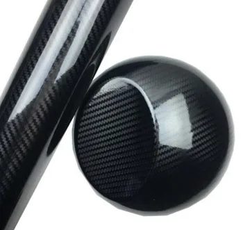 

5x59FT Glossy Black 5D Carbon Fiber Vinyl Film High Glossy Warp Motorcycle Car Stickers