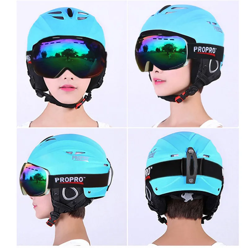 PROPRO бренд лыжный шлем цельно-Формованный сноуборд шлемы дети взрослые катание скейтборд лыжный шлем M L SHM-001 630 г