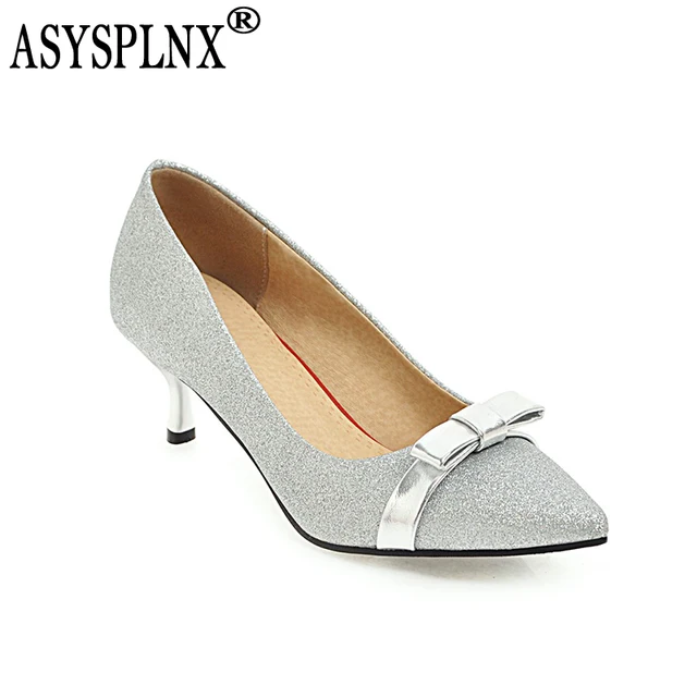 bright pointed heels