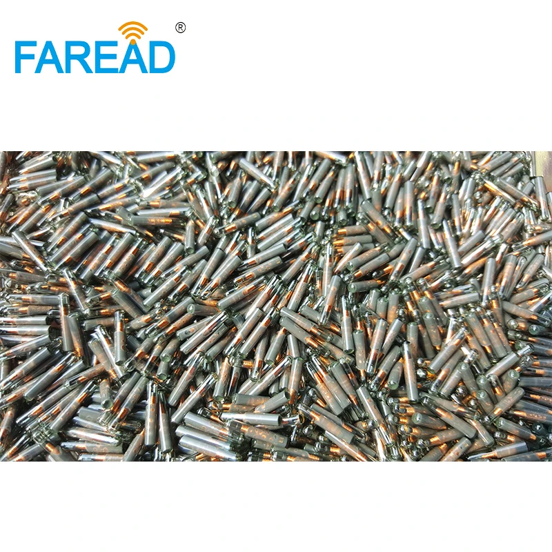 Etiqueta de Vidro Freqüência em Chip Frete Grátis Rfid Microchip 125khz Transponder X10pcs 1.4*8mm