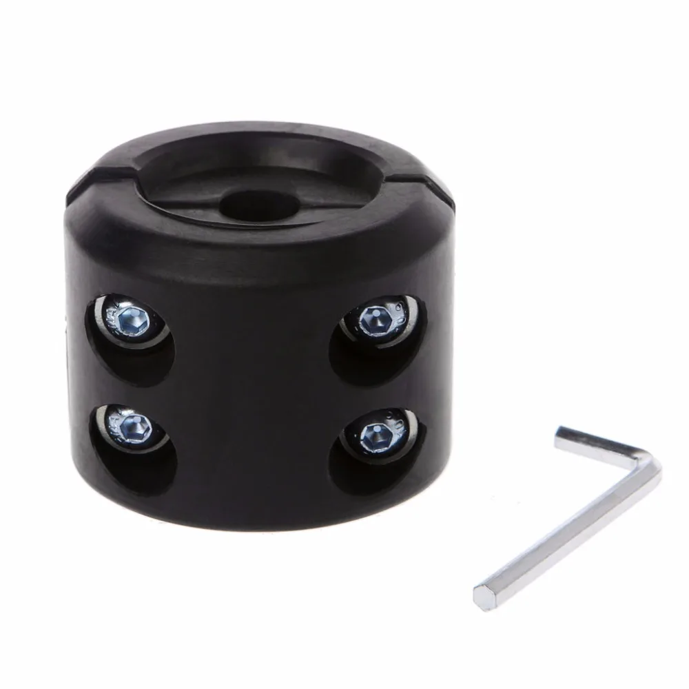 Winch Split Cable Hook Stop Stopper Set Rubber Cushion ATV SCHS Black