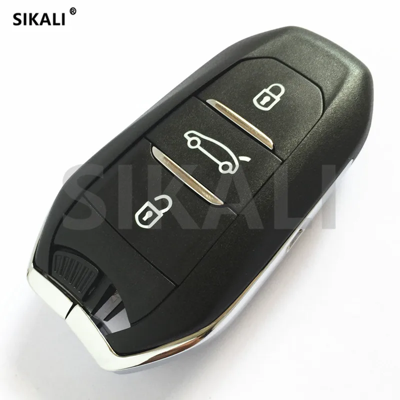 SIKALI умный ключ для peugeot 208 308 508 3008 5008 автомобильный пульт дистанционного управления 433 МГц/434 МГц с чипом 46 или 4A