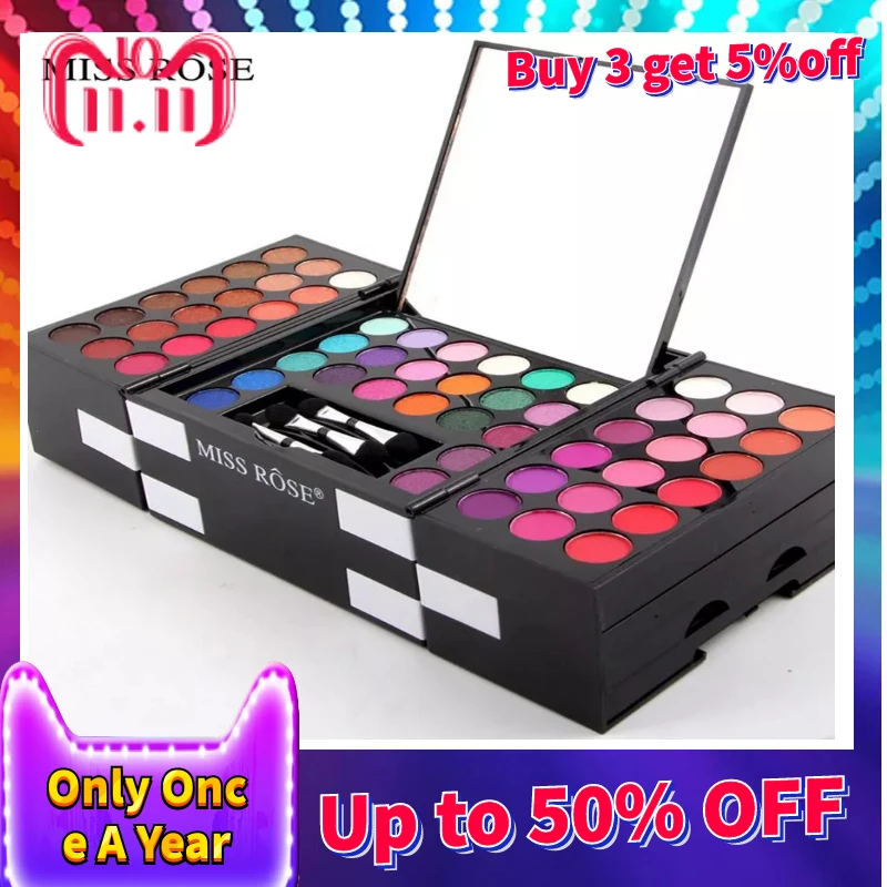 

MISSROSE Make Up Matte Pallet 144 Color Eye Shadow Maquiagem Eyeshadow Pallete Makeup Shadows Palette Kit Cosmetics Set Shadows