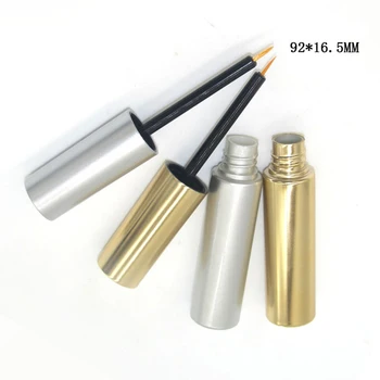 

50pcs/lot 8ml Gold /Silver Empty Mascara Eyelash Growth Serum Tubes Empty Lash Lift Liquid Eye Liner Beauty Containers
