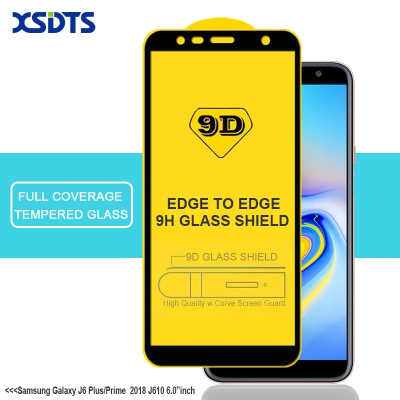 XSDTS 9D закаленное Стекло для samsung Galaxy J2 Core J4 премьер J6 Pro Plus 2018 SM J250F J260F J400F полный