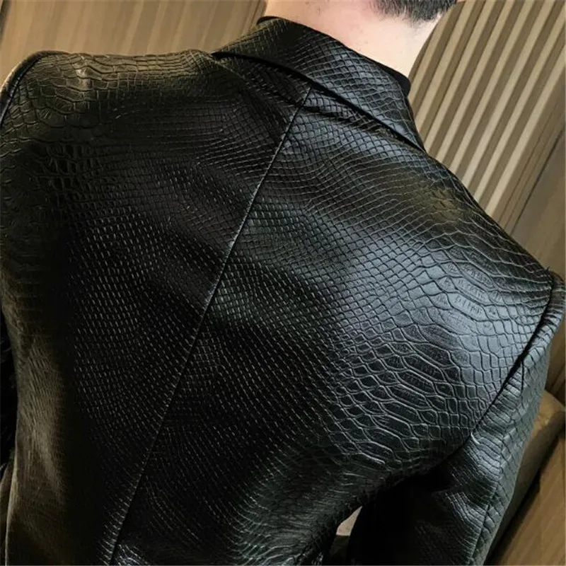 Мужская куртка из искусственной кожи для фитнеса Повседневная замшевая Casaco Masculino