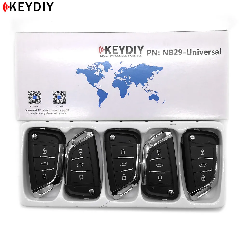 KEYDIY 5/10pcsNew NB29 NB Series Universal Multi-functional Remote Control For KD900/KD MINI/KD-X2 Key Programmer