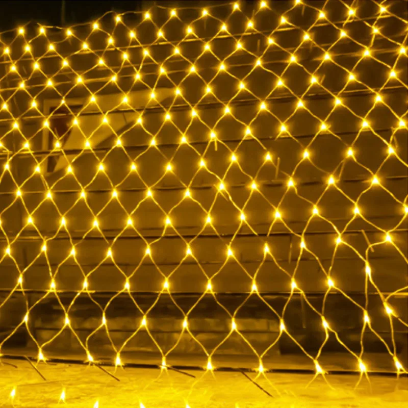 Led сетка свет шнура домашний сад стены ТВ Backgroun украсить 6x4 м 640 светодиодов Сказочный Звездный Свадебная вечеринка гирлянда с лампочками