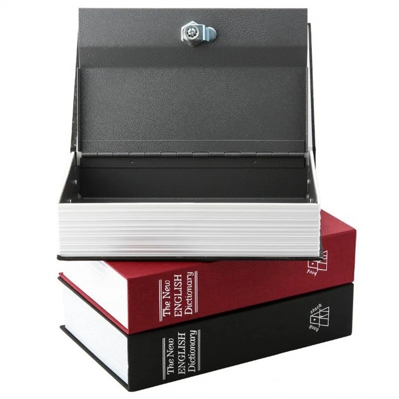 Dictionary Book Secret Hidden Security Safe Lock Cash Money Jewellery Locker Box S M Size 3
