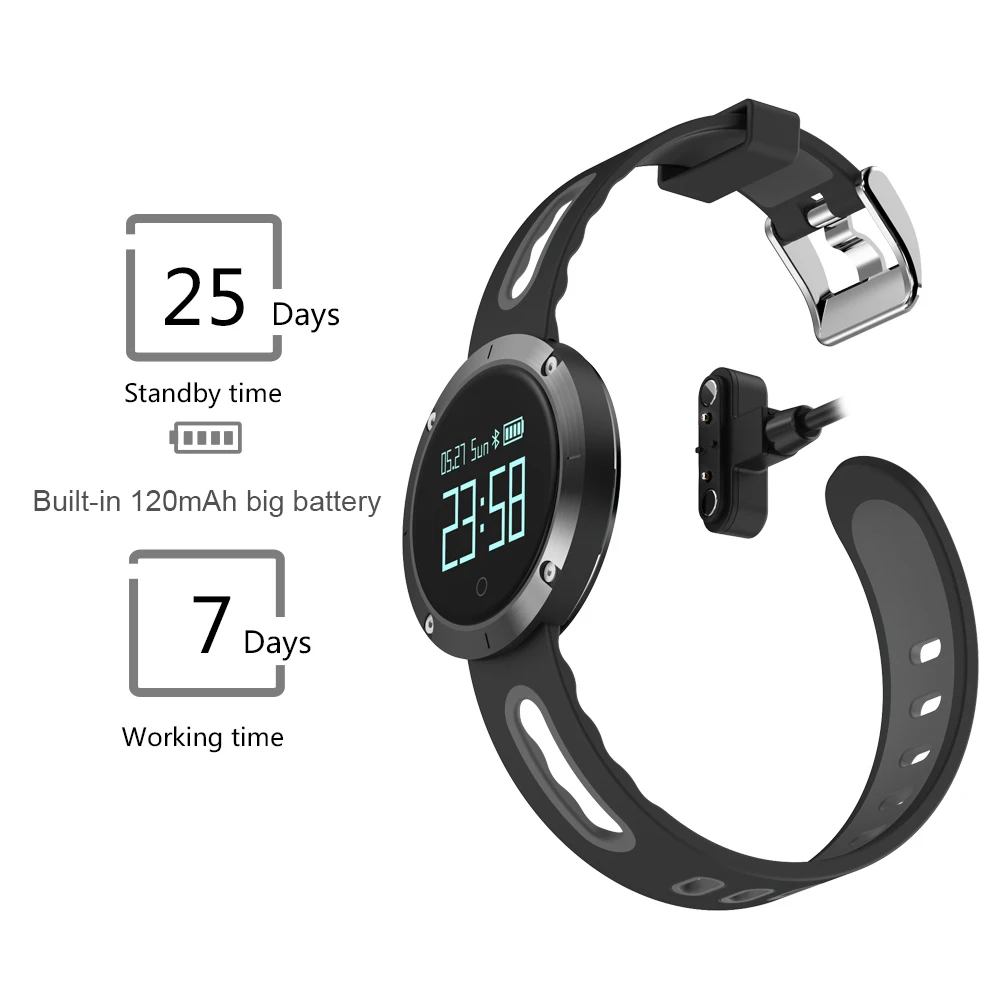 DM58 SmartBand устройство слежения за кровяным давлением IP68 Водонепроницаемый трекер физической активности Смарт-Браслет фитнес-трекер Браслет