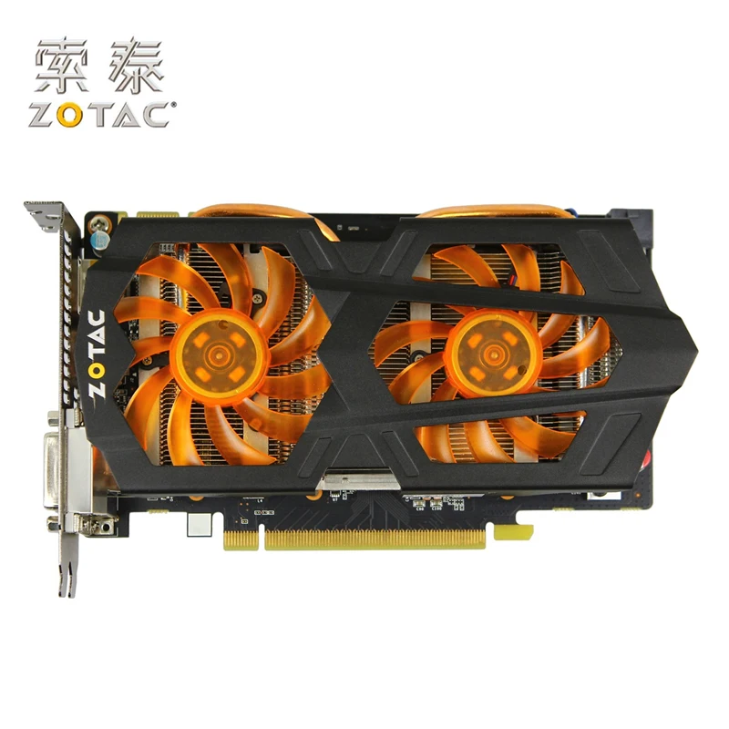 Оригинальные видеокарты ZOTAC GTX650 Ti Boost 2GD5 192 бит GDDR5 графические карты для nVIDIA GeForce GTX