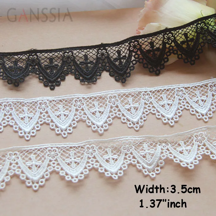 

1yrd/lot Width:3.5cm Vintage good quality water soluble lace, embroidered mesh lace for garment,trimming lace for DIY(ss-639)