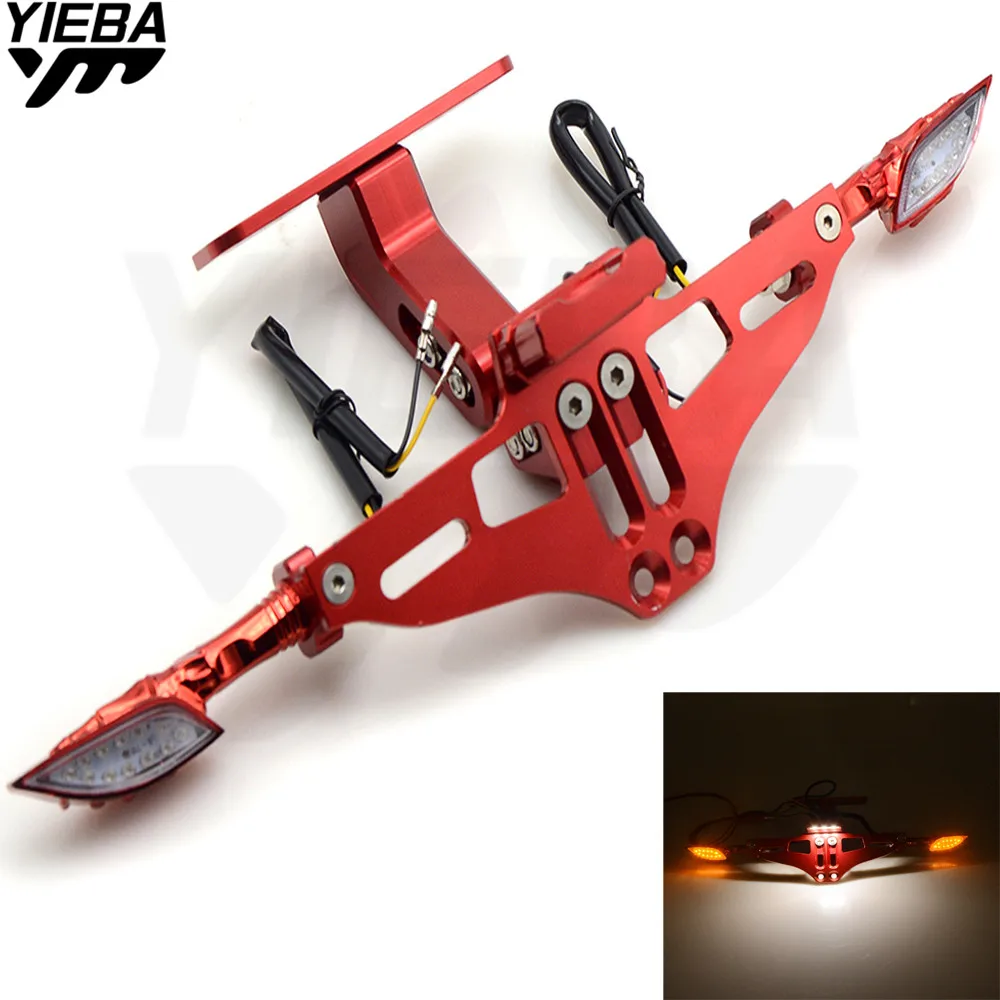 

Umiversal Motorcycle Bracket Licence Plate Holder Turn Light FOR KTM EXC EXCF EXC F 125 250 450 500 Z750 Z800 ER-6N ER-6F ER6N