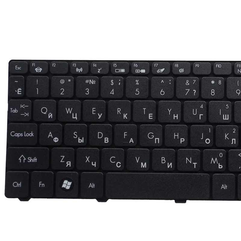  GZEELE RU russian laptop Keyboard for Acer Packard Bell Dot SPT 723 SE SE2 SE3 SC PAV80 black white