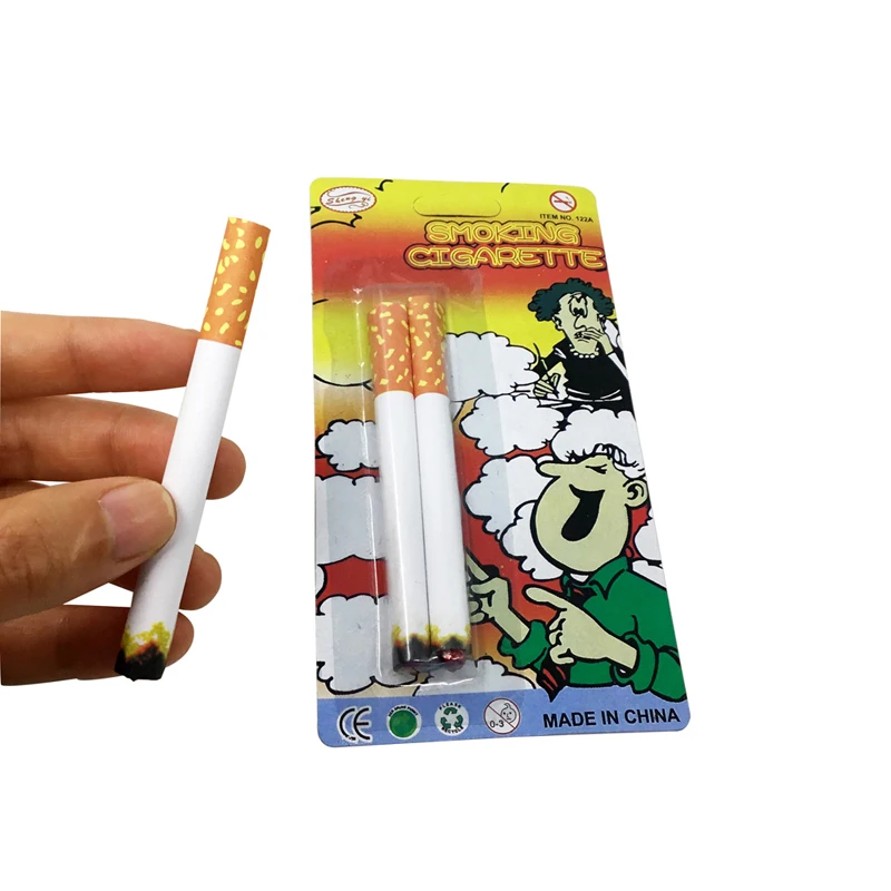 Blague blague nouveauté Lit fin cadeau de fantaisie à vendre blagues pratiques drôle jouet astuce fausses Cigarettes Fags effet fumée blagues jouets