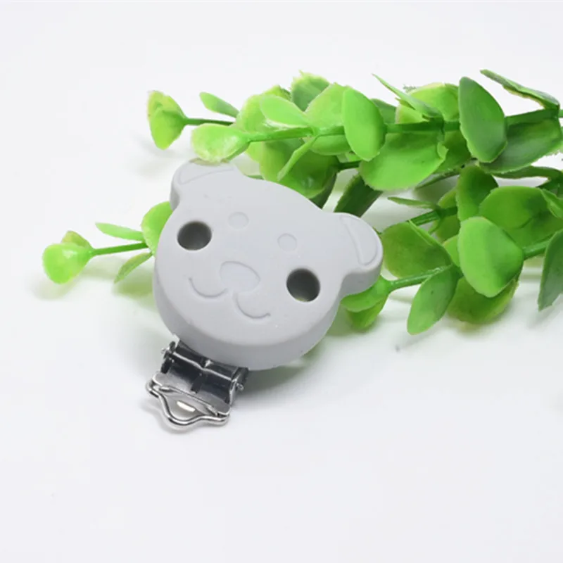 10 шт. BPA бесплатно силиконовые зажимы для медведя DIY детские соски медведь Chupetero