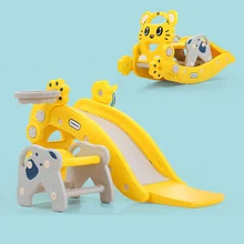 Многофункциональное 2 в 1 детское кресло-качалка для игр в помещении горка детские игрушки для младенцев Перемычка качели 180 градусов вращение От 1 до 4 лет