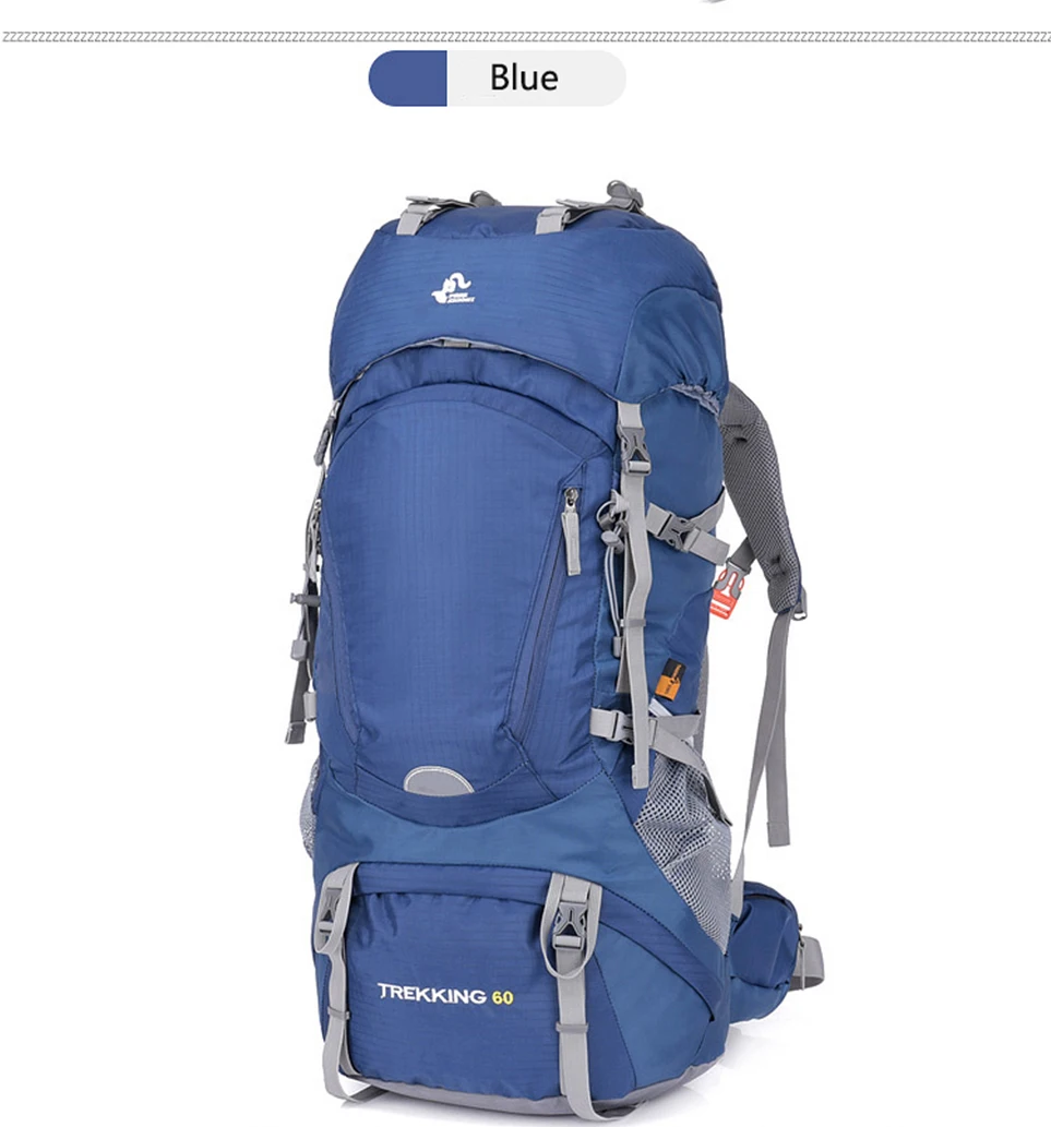 60l náilon escalada mochila saco quadro interno