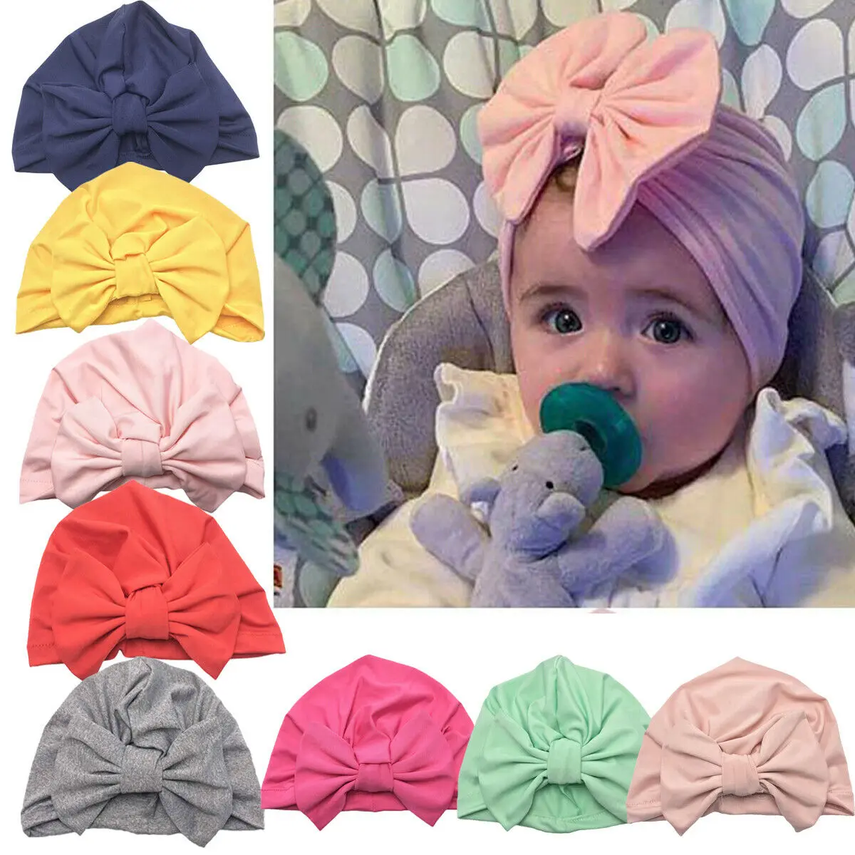 silk baby turban