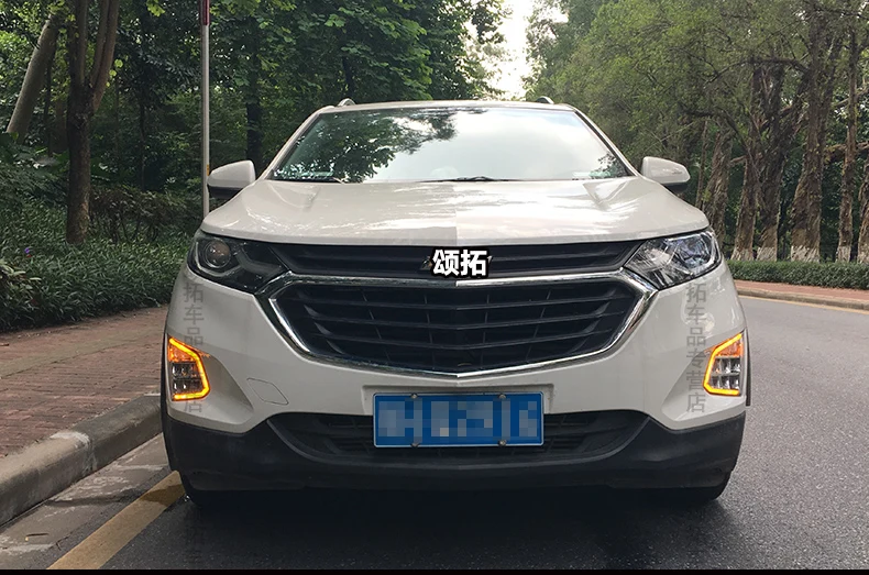 12 В 6000 К СИД DRL дневные Бег свет чехол для Chevrolet Equinox LED DRL Противотуманные фары