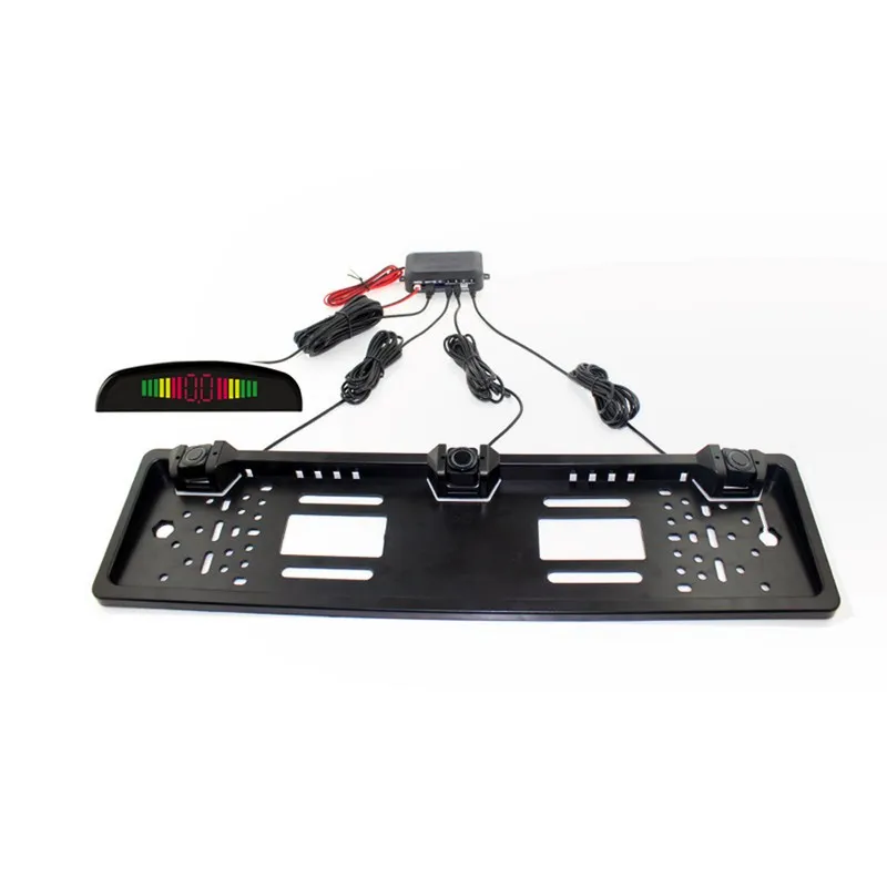 

Car LED Parking Sensor System 4 Sensors Auto Reversing Radar Support Night Vision Automatically Work Parking Monitor Detector