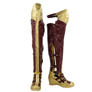 

Wonder Woman Boots Halloween Diana Princess Cosplay Shoes For Adult Women Custom Made