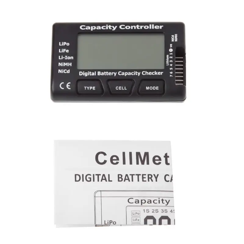 RC CellMeter-7 цифровой Батарея устройство проверки емкости для Nicd никель-металлгидридные литий-полимерные LiFe литий-ионный