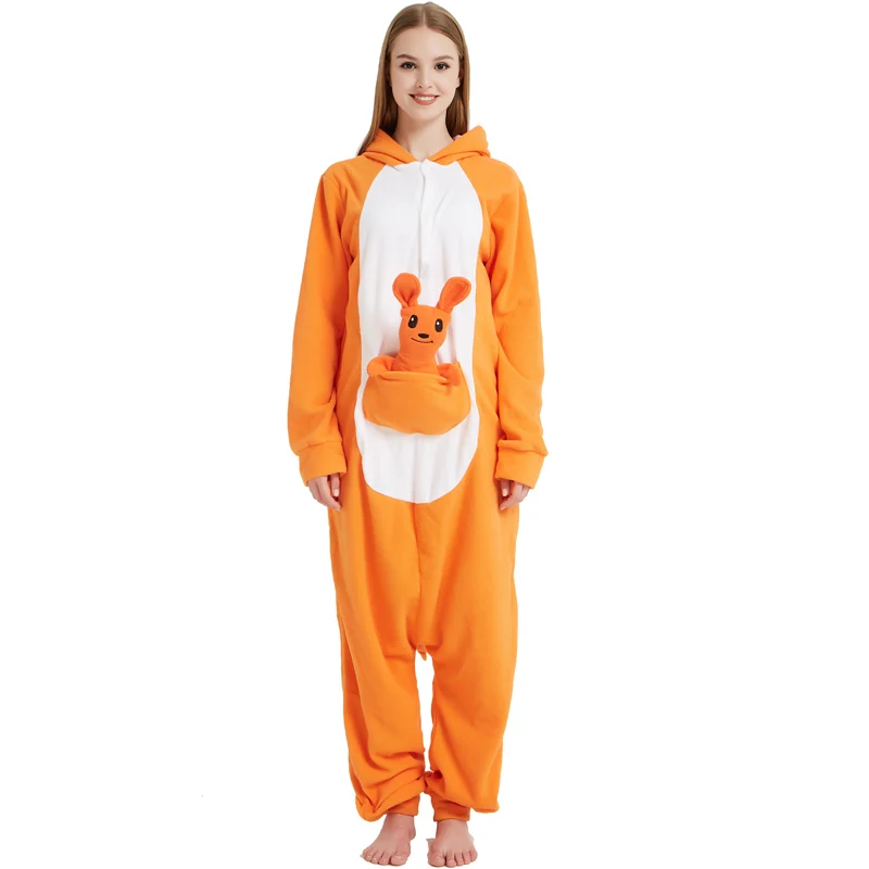 Kangaroos Pajamas Female Animals Stage Performance Womens Pajamas Kawaii Onesie Pokemon Pajamas Suit
