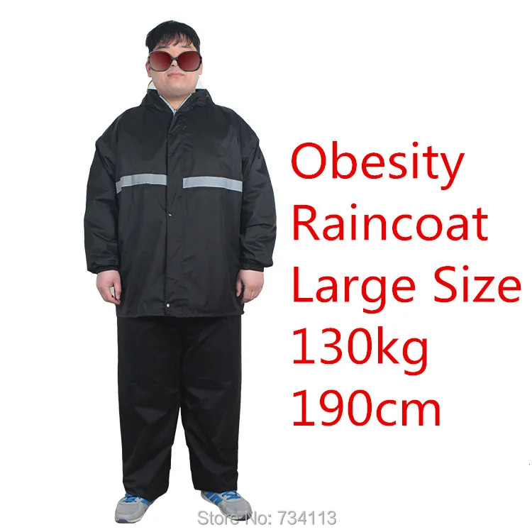 Максимальный размер, плащ 5XL, большой мужской 120 кг, вес, гибкий Выдвижной дождевик для верховой езды, рыбалка, кемпинг, жир, ожирение, плащ 6XL