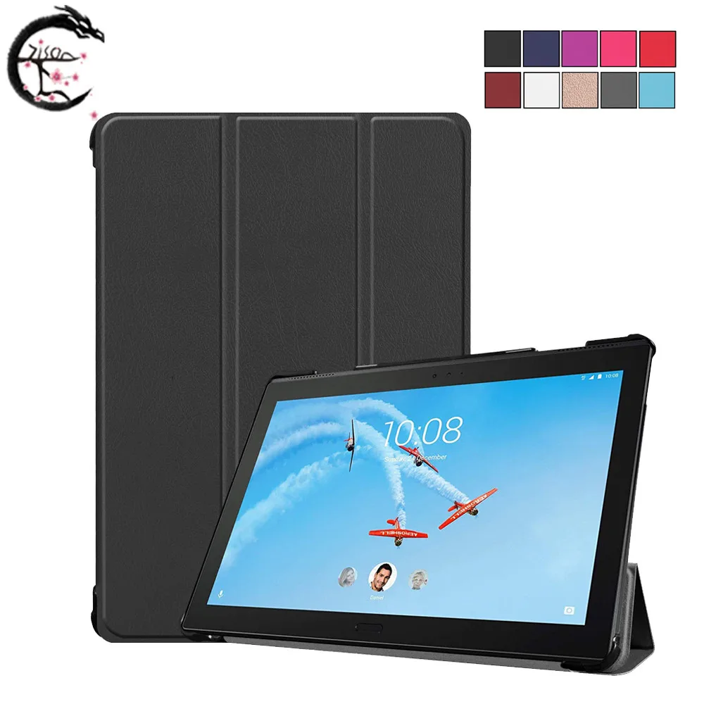 Чехол для lenovo Tab P10 TB X705L X705F 10 1 &quotсмарт чехол планшета тонкий магнитный складной