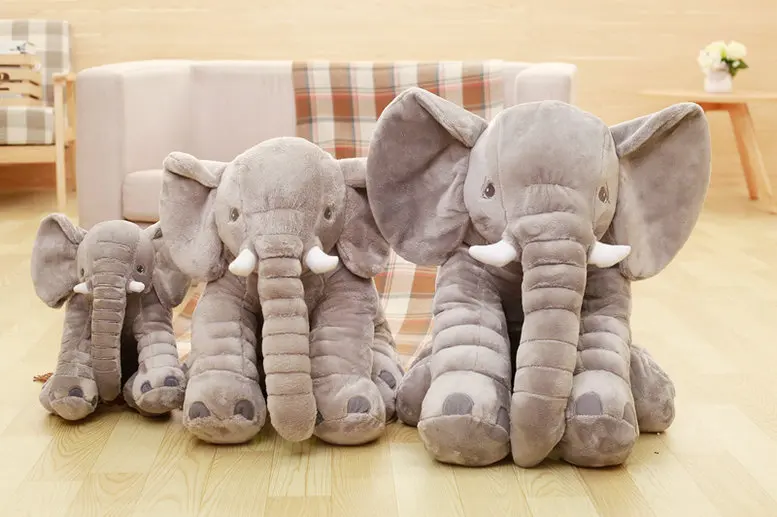 80 см Большой размер слон игрушка мягкая плюшевая Животные Слон Кукла Детская сопроводительная Подарочная Рождественская кукла