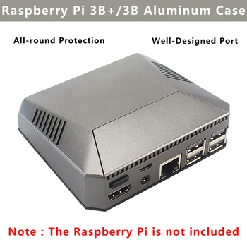 

Argon Raspberry Pi 3 Model B Plus Aluminum Case Box with Power Switch Shell + Cooling Fan + Heat Sink for Raspberry Pi 3B+/3B