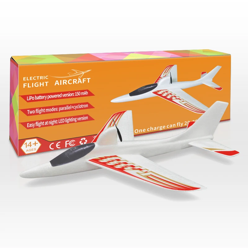 

Hand Throwing Plane EPP Material RC Airplane Model RC Glider Drones Outdoor Toys With lipo battery For Kid Boy Birthday Gift