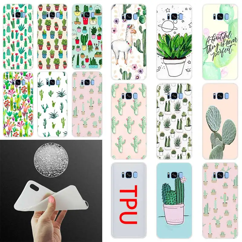

Tropical floral plant cactus vibes Case Cover For Samsung Galaxy S10 S8 S9 Plus S7 S6Edge S5 Note 10 8 9 Pro Phone S10E S8 S7 S6