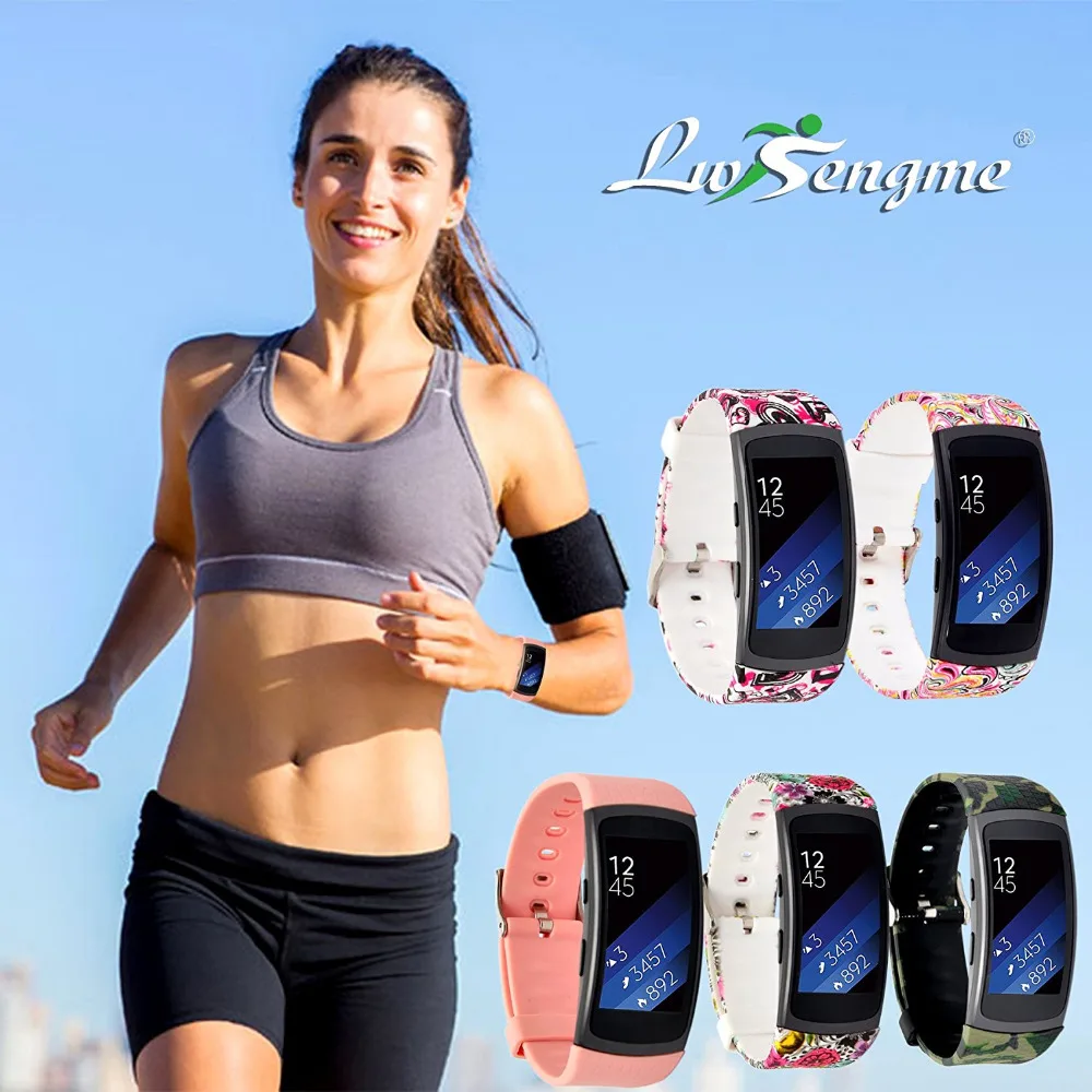 

Silicone Watchband Replace fitness Gear Fit 2 Wrist Band Strap for Samsung Galaxy Gear Fit 2 SM-R360 Smart Watch Tracker