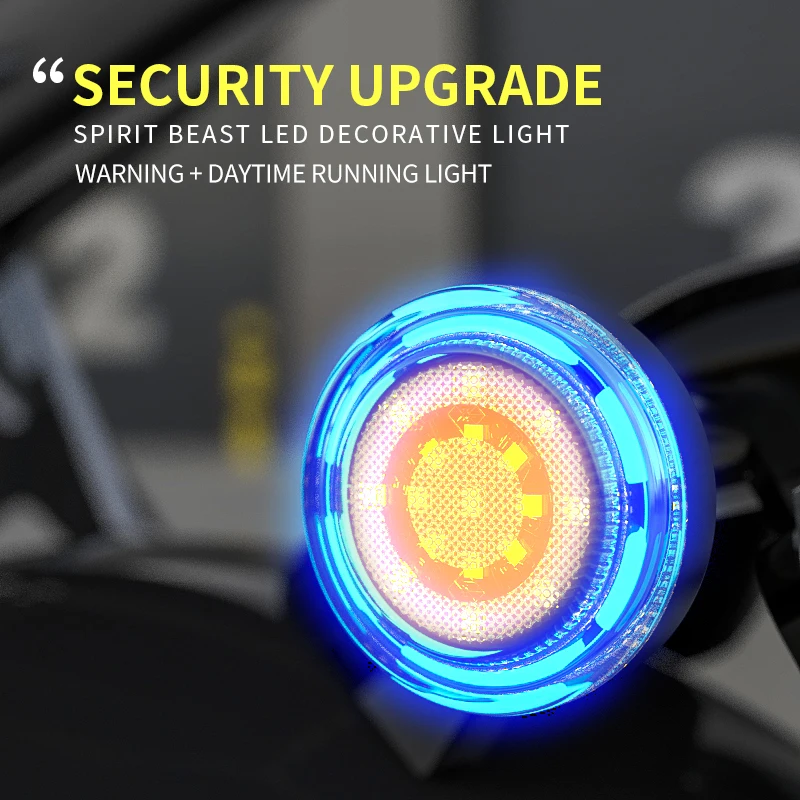 

motor Decorative LED lights highlight motorcycle headlights accessories 12V spirit beast external auxiliary lights warning block
