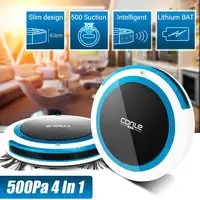 Portable USB Charging Smart Sweep Robot Automatic Wireless Vacuum Cleaner Rechargeable Household Dust Hair Floor Cleaning