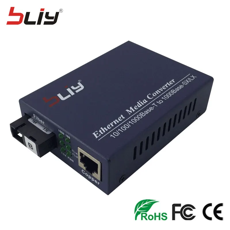 Fiber Optical Communication Equipment 10/100/1000Mbps Media Converter Fast Ethernet fiber optic transceiver SC port 20KM ftth Fiber Optical Communication Equipment 10/100/1000Mbps Media Converter Fast Ethernet fiber optic transceiver SC port 20KM ftth