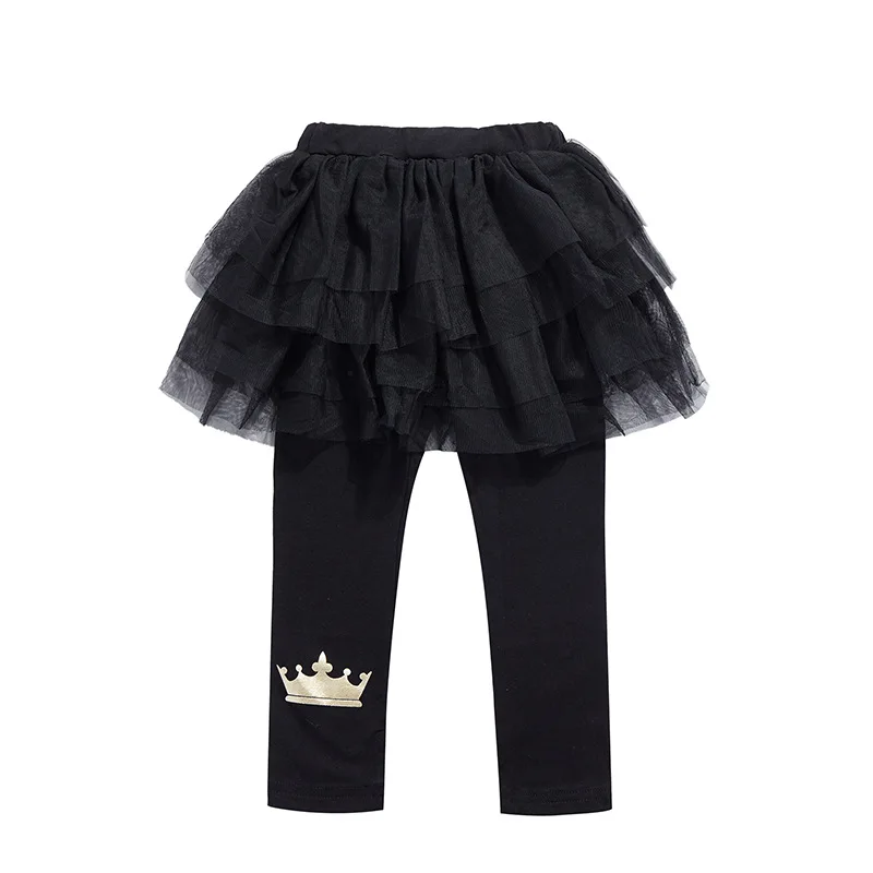 

Children's Clothing 2019 Spring Pure Cotton Long Mesh Leggings Cake Short Skirt Girl Underpants Children Clothing Slim Leggings