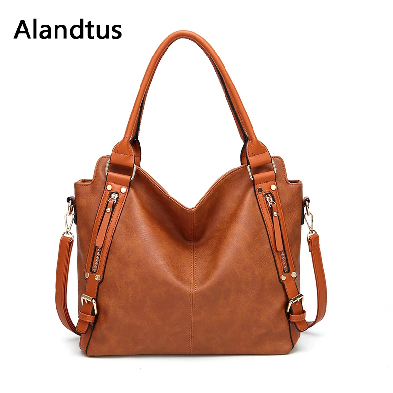 

Alandtus Trendy Women Handbag Female Luxury Designer Handbags Casual Shoulder Bag For Lady Fashion Crossbody Bag Lunch Bag Totes