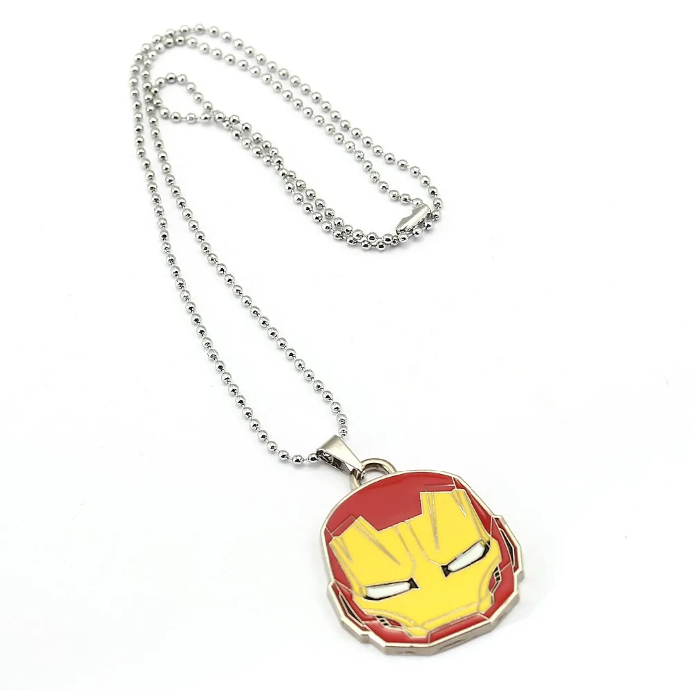 Iron Man Necklace The Avengers Pendant Ironman Fashion Necklaces new year Gift Movie Jewelry Accessories