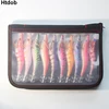 Htdob 10Pcs Fishing Lure Set 13.5CM 20G Squid Jigs 3.5# Hook Wooden Shrimp Artificial Fishing Lures Wood Shrimp Fishing Bait ► Photo 2/6