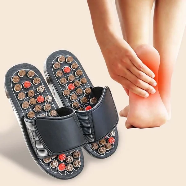 Getyoursave Foot Massage Shoes Cobblestone Slippers Foot Pain Relief