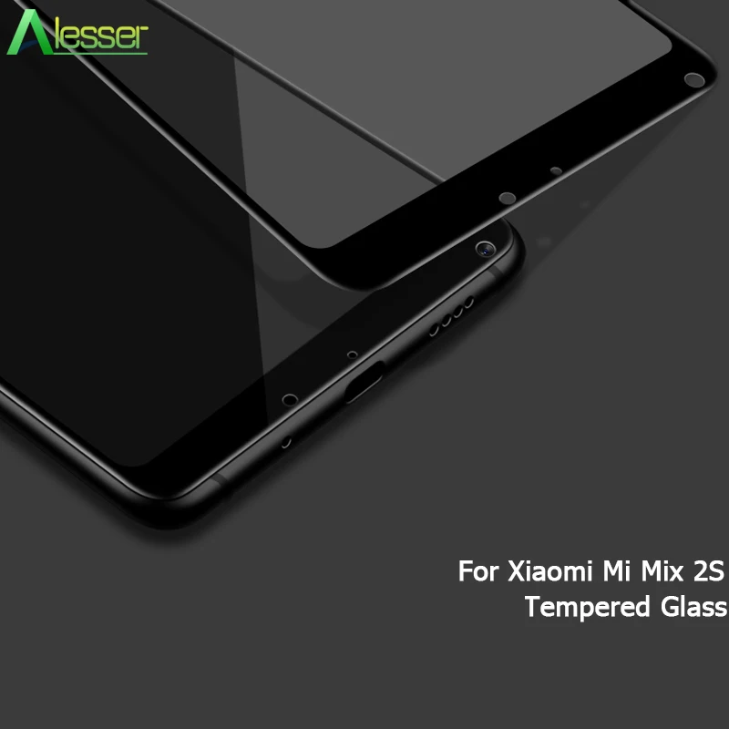 Alesser For Xiaomi Mi Mix 2S Tempered Glass Screen Protector Anti-shatter Replacement Film 5.99'' | Мобильные телефоны и